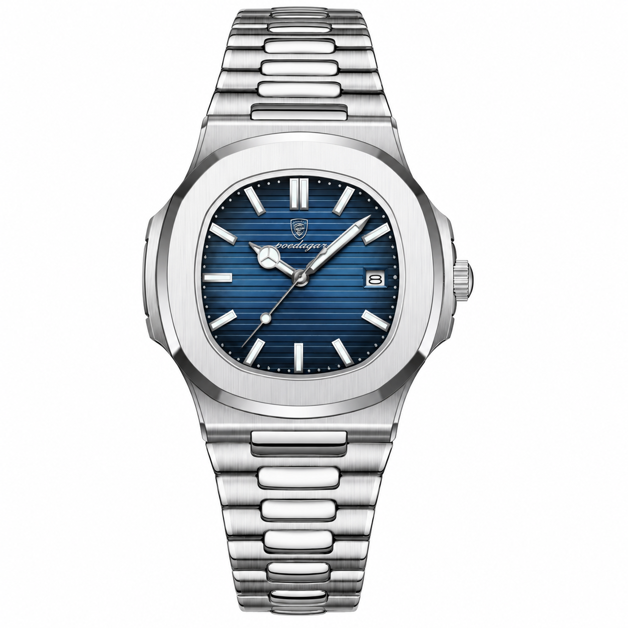 Analoge Herren-Armbanduhr aus Edelstahl