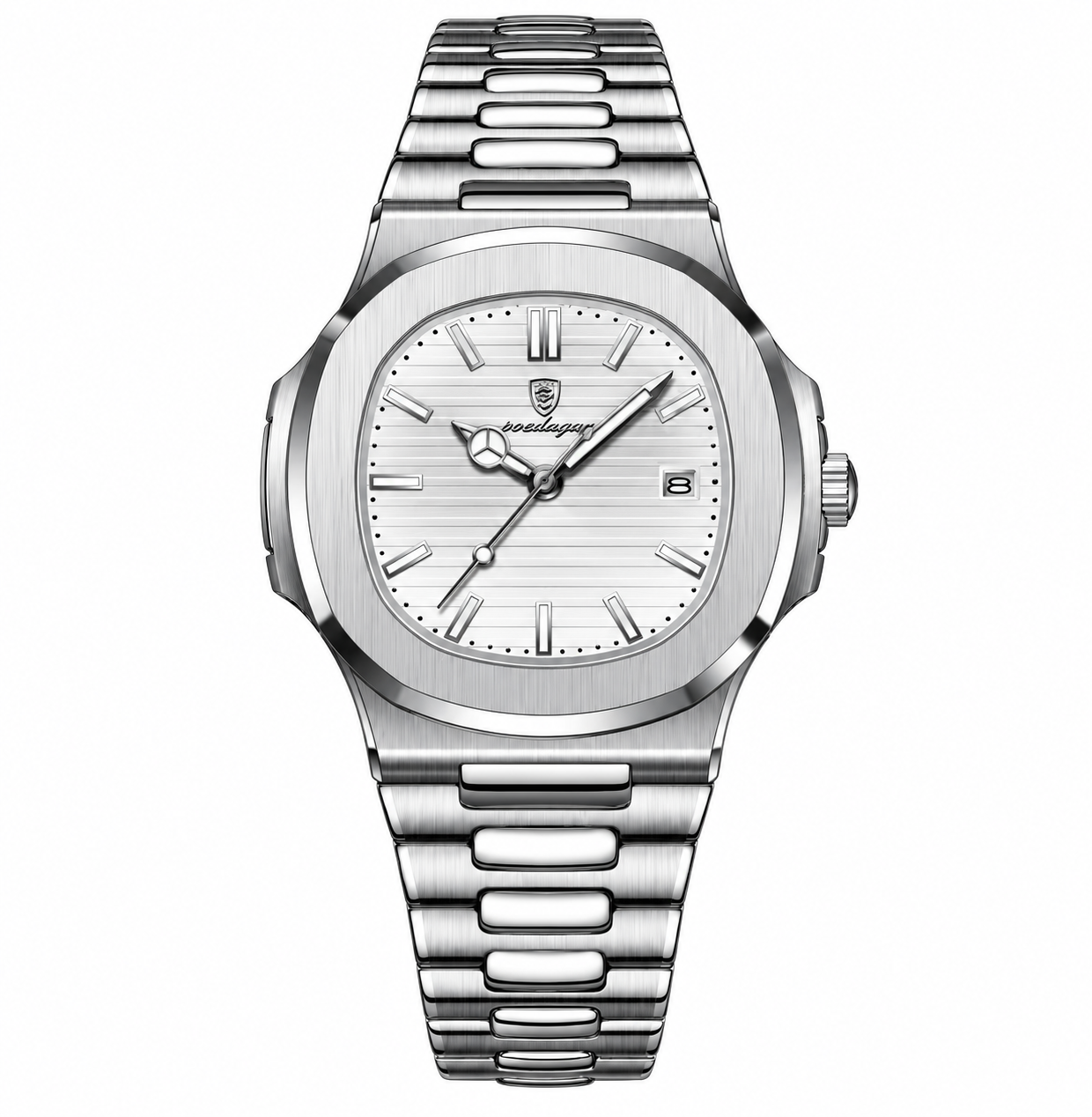 Analoge Herren-Armbanduhr aus Edelstahl