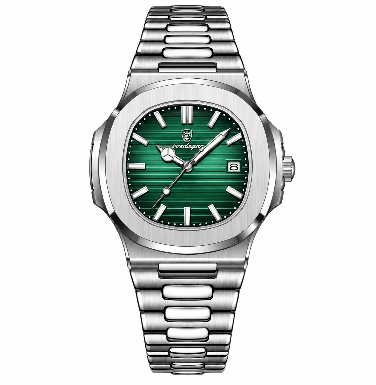 Analoge Herren-Armbanduhr aus Edelstahl